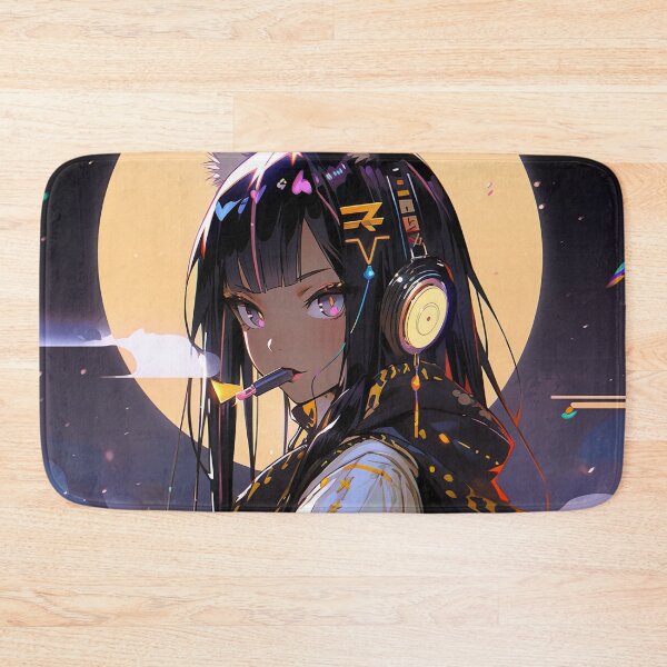 Item preview, Moonlit Beauty Futuristic Egyptian Anime Girl designed and sold by bubblegoth.