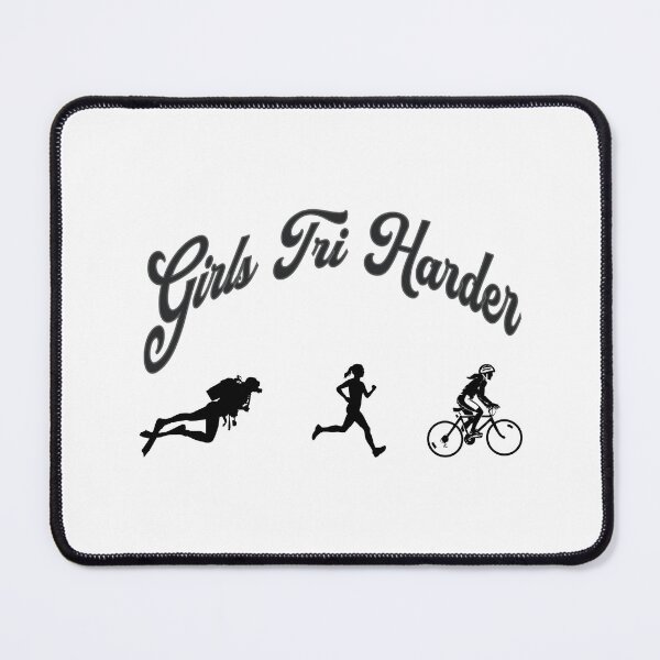 Item preview, Triathlete Girls Tri Harder Triathlon  designed and sold by Isanoe.