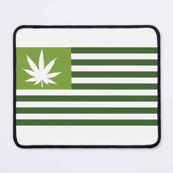 Item preview, Green cannabis leaf USA designed and sold by JereMewArt.