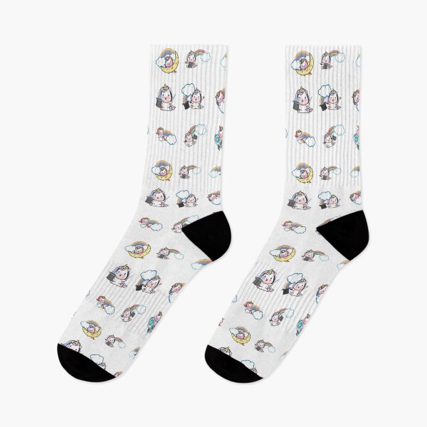Item preview, beautiful unicorns in kawai style designed and sold by huape.