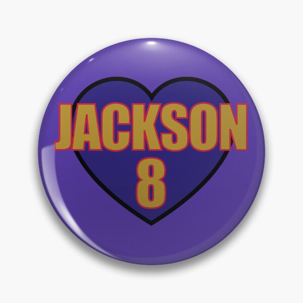 Artikelvorschau, Lamar Jackson Herz entworfen und verkauft von Chesley Design.