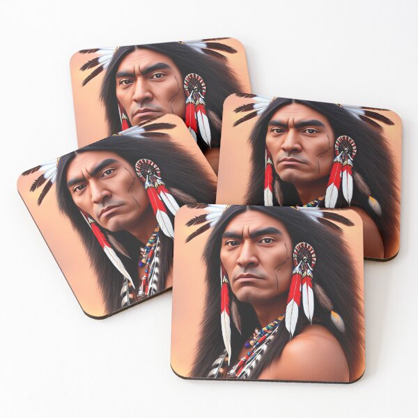 Item preview, Native American - Brave Heartbeat designed and sold by Gary-Shop.