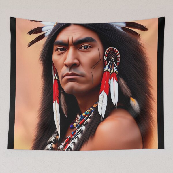 Item preview, Native American - Brave Heartbeat designed and sold by Gary-Shop.