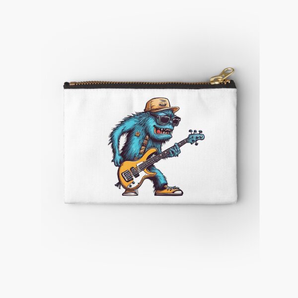 Item preview, INDI ROCK BLUE MONSTER – cool blue monster – guitarist blue monster – guitarist monster designed and sold by Musicians-world.