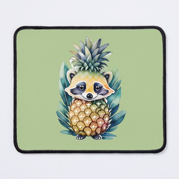 Item preview, Raccoon love pineapple designed and sold by Nolan6.