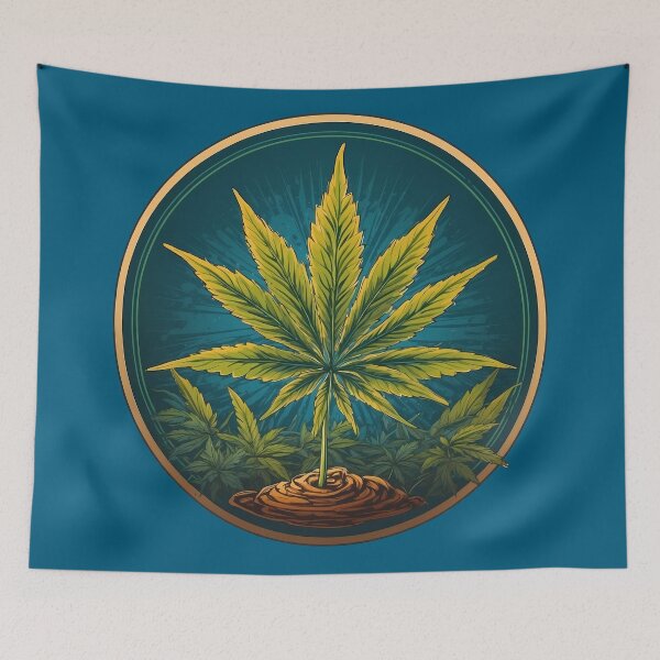 Item preview, Cali Flower in a circle design raising sun designed and sold by wojysmokes.