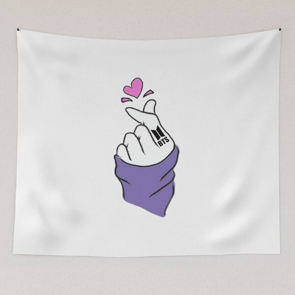 Item preview, Bts finger heart designed and sold by chinnu772.