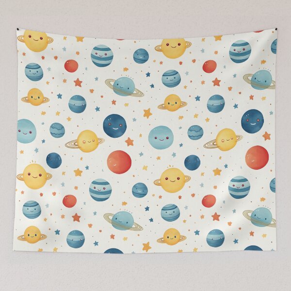 Item preview, Cute Planet Cartoon Style designed and sold by MuteluArtwork.