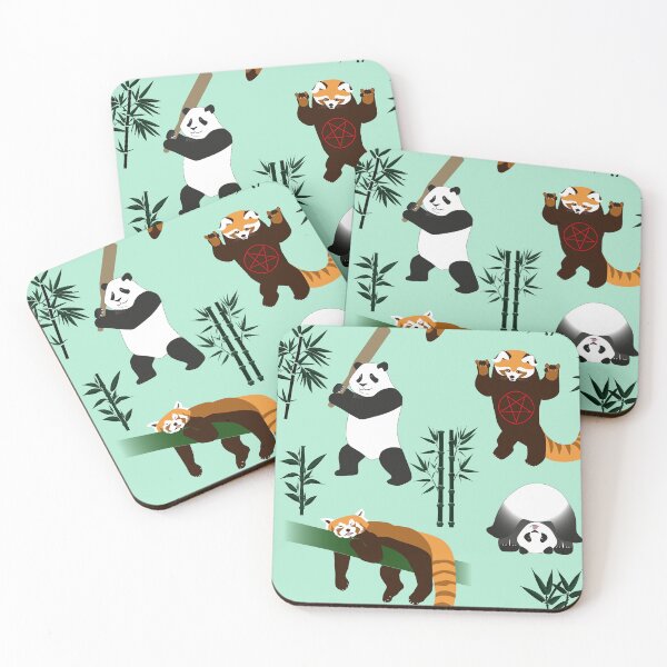 Item preview, cheeky panda pattern designed and sold by experimentons.