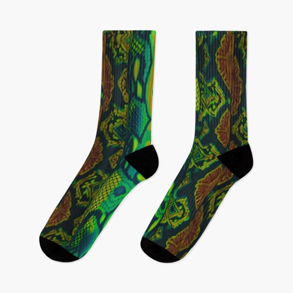 Item preview, Bad@ss green python pattern designed and sold by ChaoticLizard.