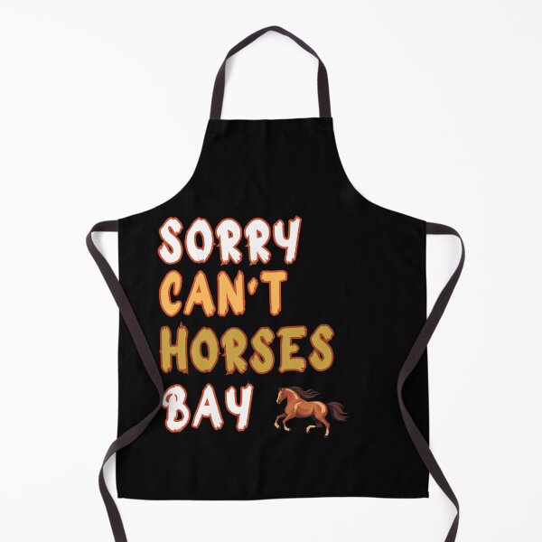 Item preview, Apologetic Humor Elevated: Sorry Cant Horses Bay designed and sold by AI-volution.