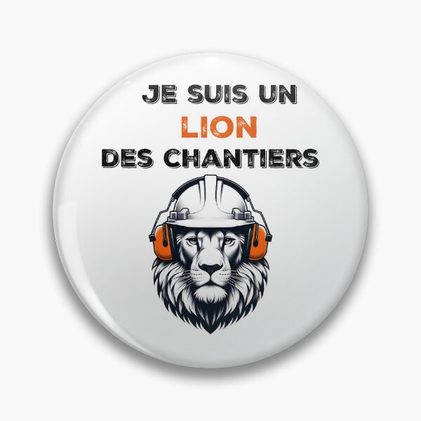 Aperçu de l'œuvre Je suis un lion des chantiers créée et vendue par YANNISQ49.