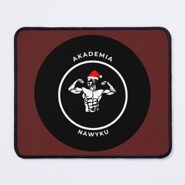 Item preview, (Akademia Nawyku) Logo Muscular Man with Santa hat designed and sold by AkademiaNawyku.