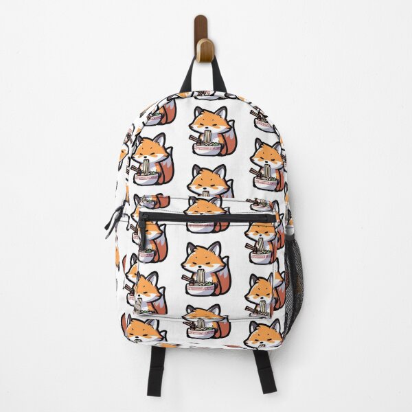 Item preview, Cute Fox Enjoying Ramen - Kawaii Animal Foodie Illustration designed and sold by RyanBelandres.