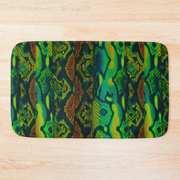 Item preview, Bad@ss green python pattern designed and sold by ChaoticLizard.