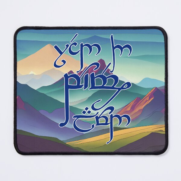 Item preview, Read the Poems Aloud - in Tengwar, the Ancient Script of the Elves! designed and sold by Scott Auld's Merch Shop.