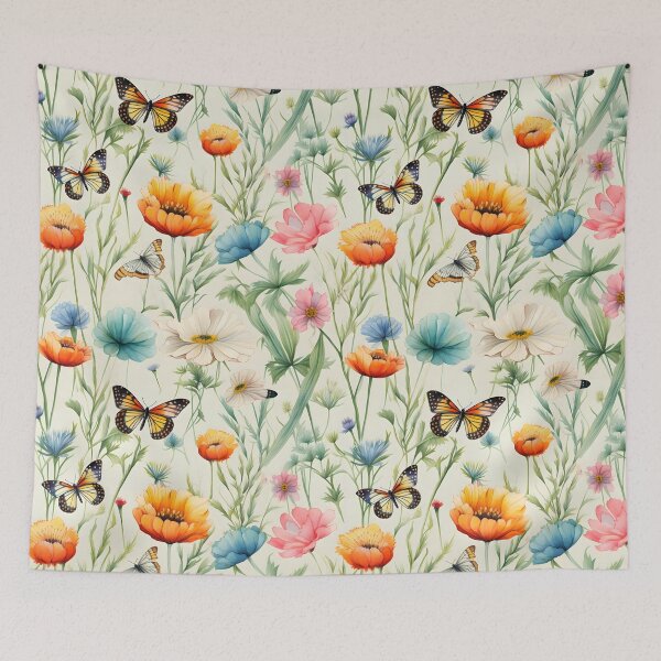 Item preview, Butterfly In The Flower Garden Cute Style designed and sold by MuteluArtwork.