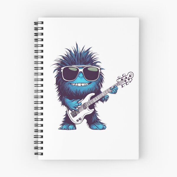 Item preview, FURRY MONSTER 2 – cool furry monster – guitarist furry monster – guitarist monster designed and sold by Musicians-world.