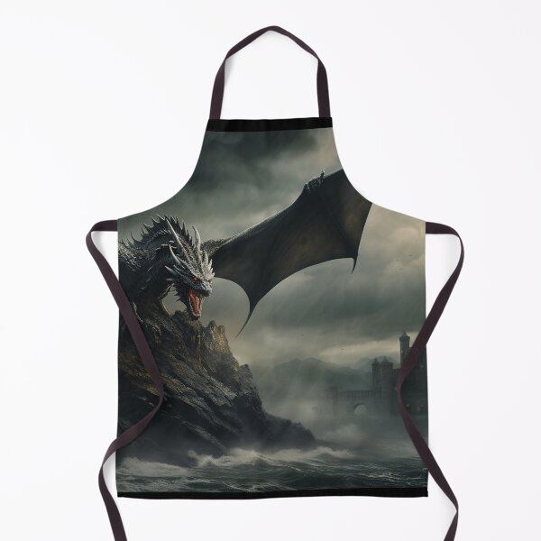 Item preview, Dark Fantasy Landscape - Legendary Black Dragon designed and sold by Fantasy Masterpiece.