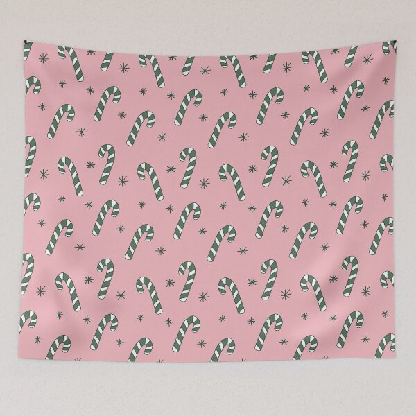 Item preview, Candy Cane Pattern (green/pink) designed and sold by Design Minds Boutique.