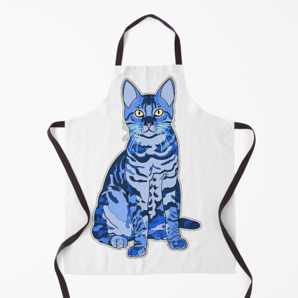 Item preview, Colorful Cat - Blue designed and sold by bigolclown.