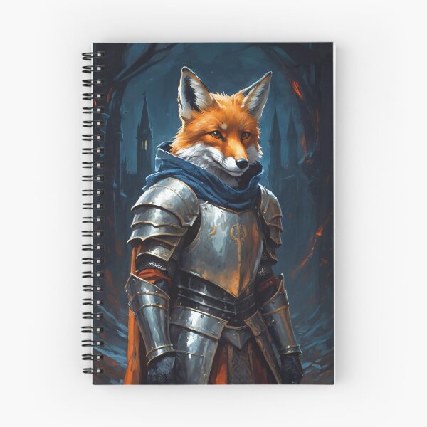 Item preview, Fox knight in the dark forest. Animal knights - paintings series. designed and sold by twisted-dot.