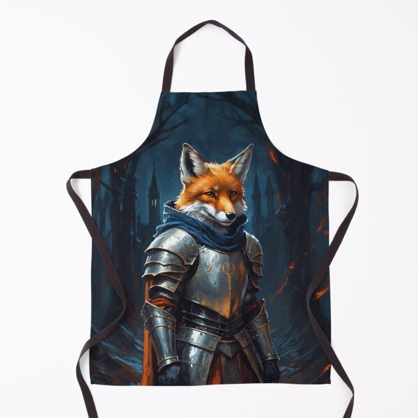 Item preview, Fox knight in the dark forest. Animal knights - paintings series. designed and sold by twisted-dot.