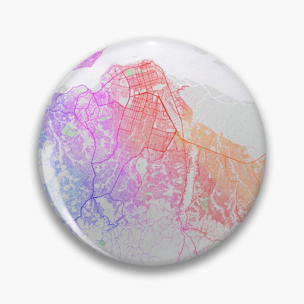 Item preview, Kinshasa City Map of DR Congo - Colorful designed and sold by deMAP.