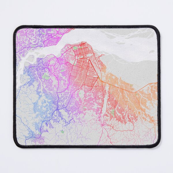 Item preview, Kinshasa City Map of DR Congo - Colorful designed and sold by deMAP.
