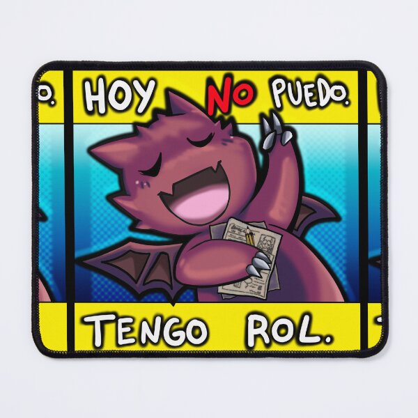 Item preview, Cute Dragon Desing Hoy No Puedo Tengo Rol (Today I can't I have D&D) designed and sold by Milyuyus.