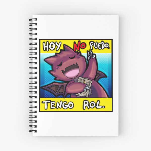 Item preview, Cute Dragon Desing Hoy No Puedo Tengo Rol (Today I can't I have D&D) designed and sold by Milyuyus.