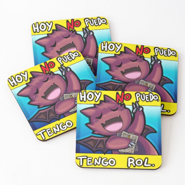 Item preview, Cute Dragon Desing Hoy No Puedo Tengo Rol (Today I can't I have D&D) designed and sold by Milyuyus.