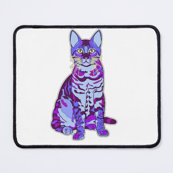Item preview, Colorful Cat - Purplish designed and sold by bigolclown.