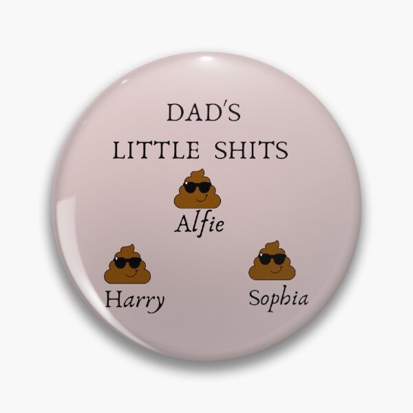 Item preview, father's day personalised,DAD'S LITTLE  SHITS,Personalised Birthday designed and sold by Isanoe.