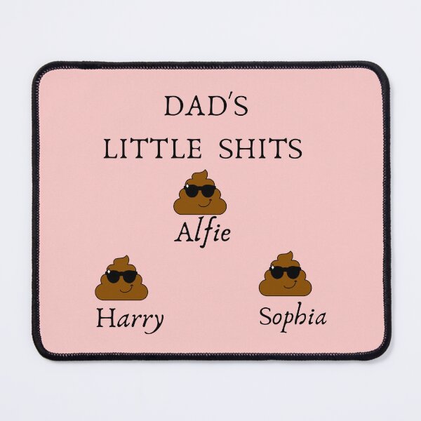 Item preview, father's day personalised,DAD'S LITTLE  SHITS,Personalised Birthday designed and sold by Isanoe.