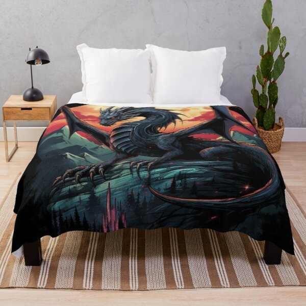 Item preview, Fantasy Fiction - Black Dragon Art designed and sold by Fantasy Masterpiece.