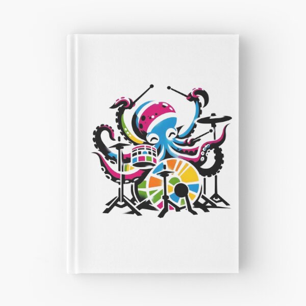 Item preview, Octopus Playing Drums designed and sold by Truck Stop One.