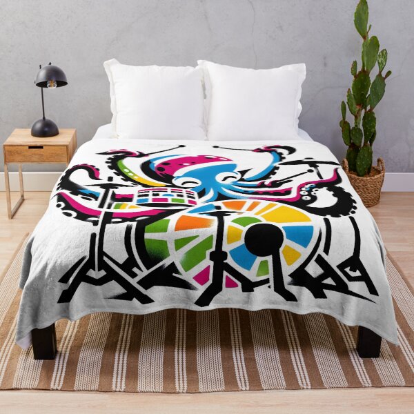 Item preview, Octopus Playing Drums designed and sold by Truck Stop One.