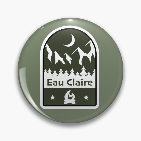 Item preview, Eau Claire Wisconsin Badge designed and sold by salsalis.