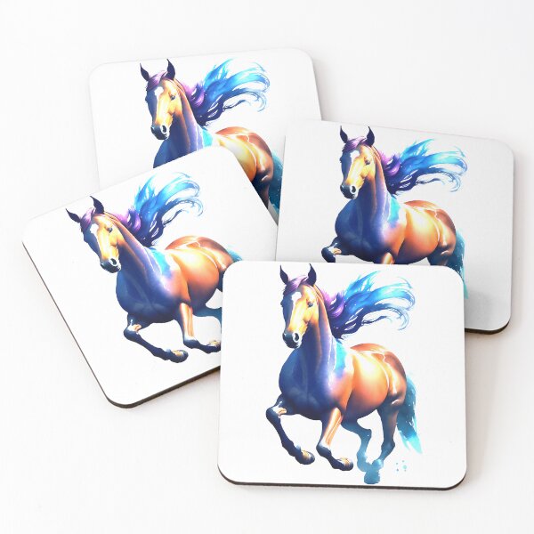 Item preview, Graceful Horse Art in Canvas or Poster, Enhance Your Home Decor with Exquisite Wall Art of Majestic Horses designed and sold by artsake4.