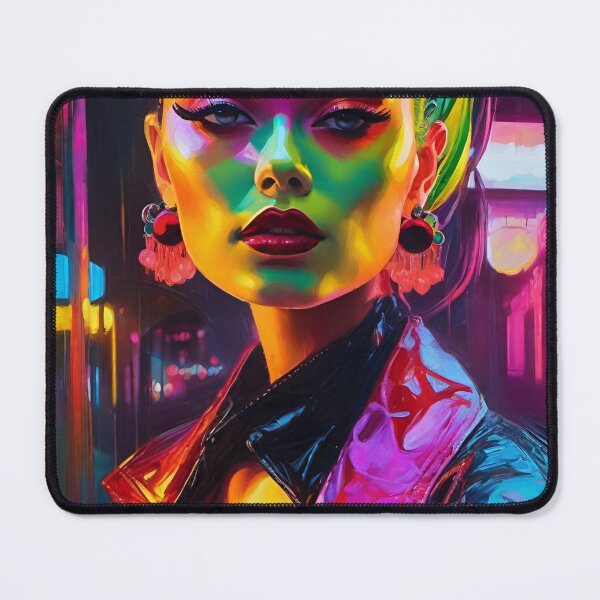 Item preview, Neon girl designed and sold by MatrixTattoo.