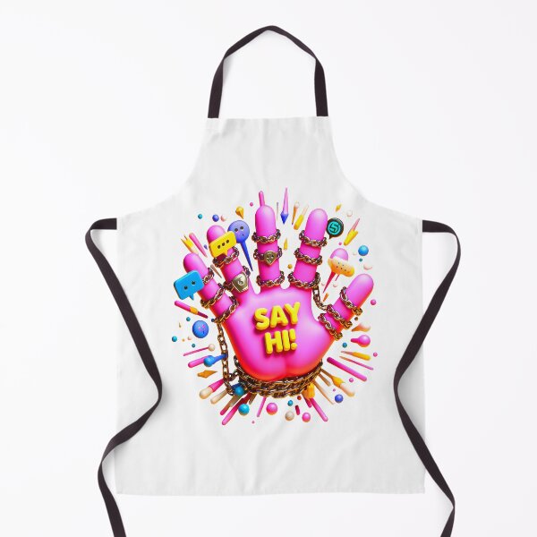 Item preview, Hand with SAY HI Plaque designed and sold by Glariix.