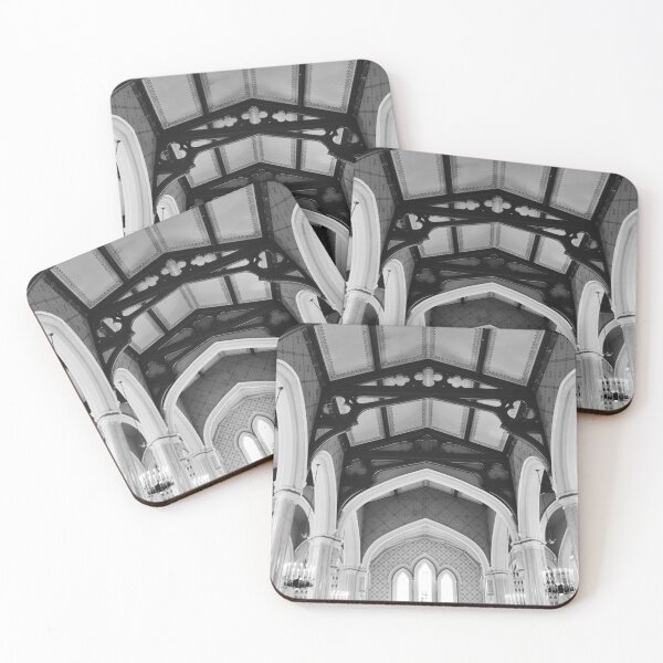 Item preview, Old St Vincent's Catholic Church Sanctuary Cape Girardeau Missouri Black And White designed and sold by LisaWootenPhoto.