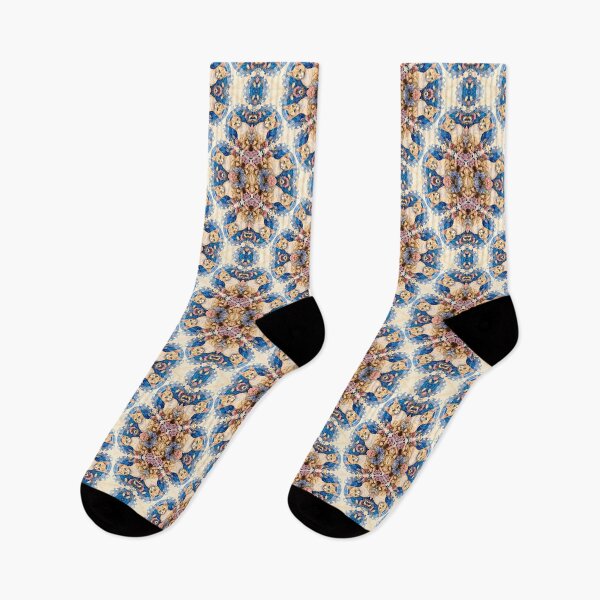 Item preview, Art Nouveau style picture of a Devon Rex cat Seamless Pattern designed and sold by Petalandfur.