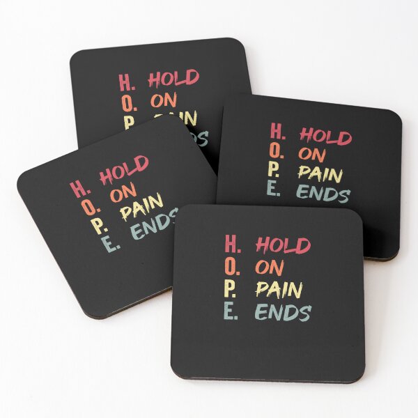 Item preview, Hope, H.O.P.E. Hold On Pain Ends Mental Health Positive  designed and sold by Amineharoni.