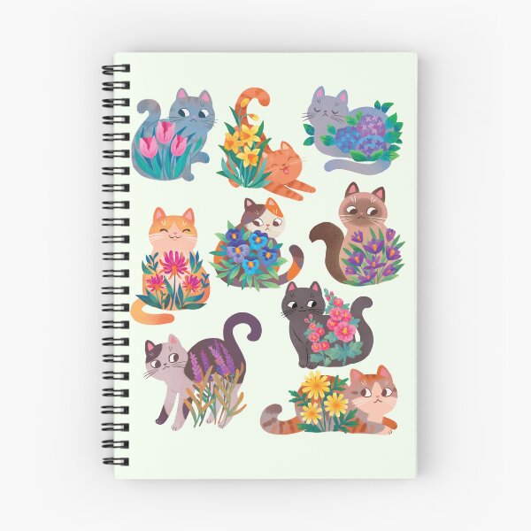 Item preview, Cats In Flowers  designed and sold by michelledraws.