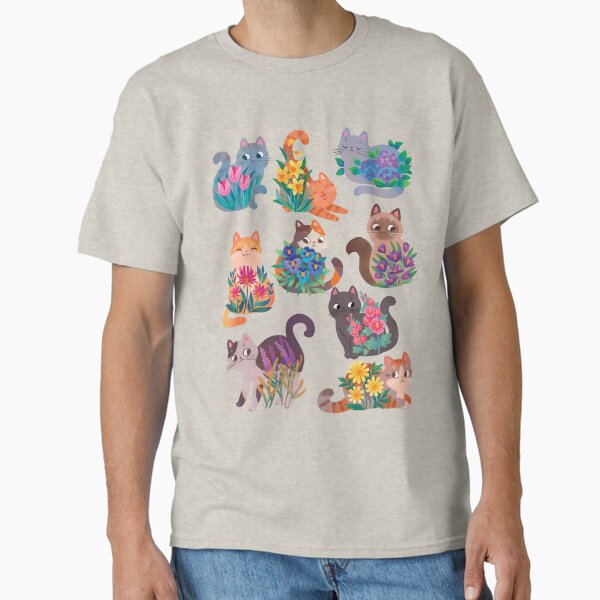 Item preview, Cats In Flowers  designed and sold by michelledraws.