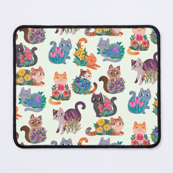Item preview, Cats In Flowers  designed and sold by michelledraws.