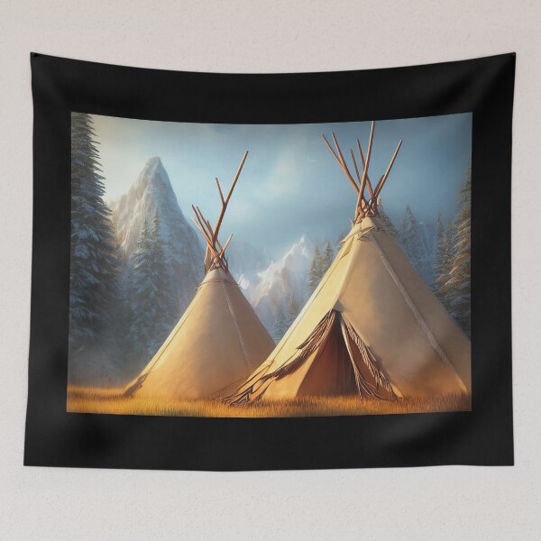 Item preview, Indian Camp - Landscape designed and sold by Gary-Shop.