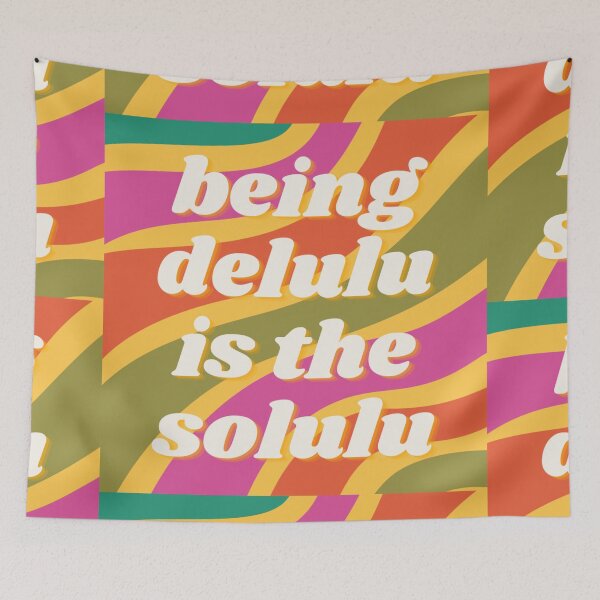 Item preview, Being delulu is the solulu designed and sold by vyascreations.